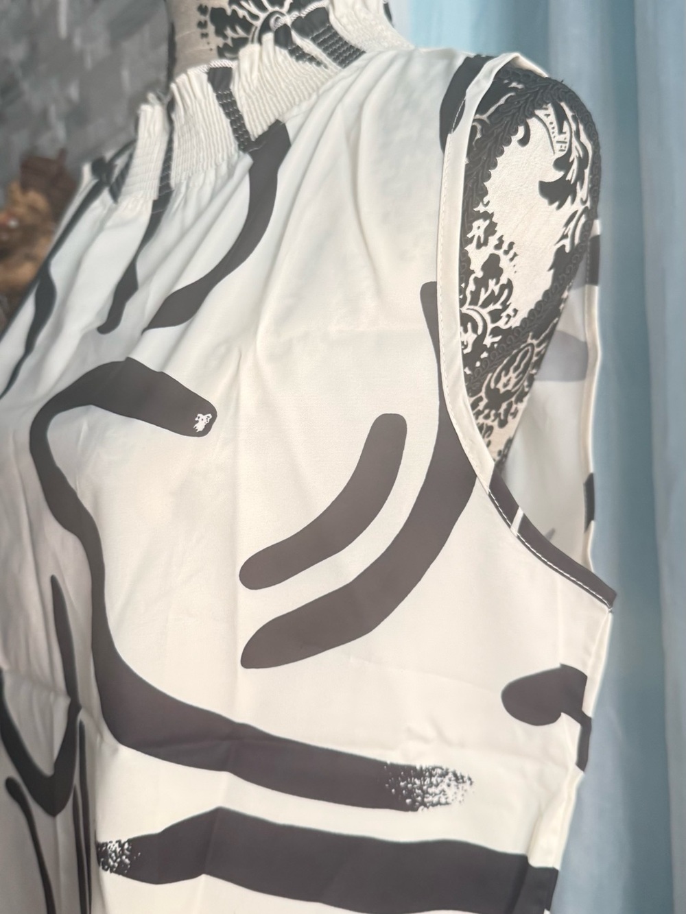 Black and white Blouse